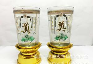 福瀚堂白千古無(wú)煙蓮花水晶燭 當(dāng)環(huán)保美學(xué)點(diǎn)亮11.5厘米的清澈時(shí)光